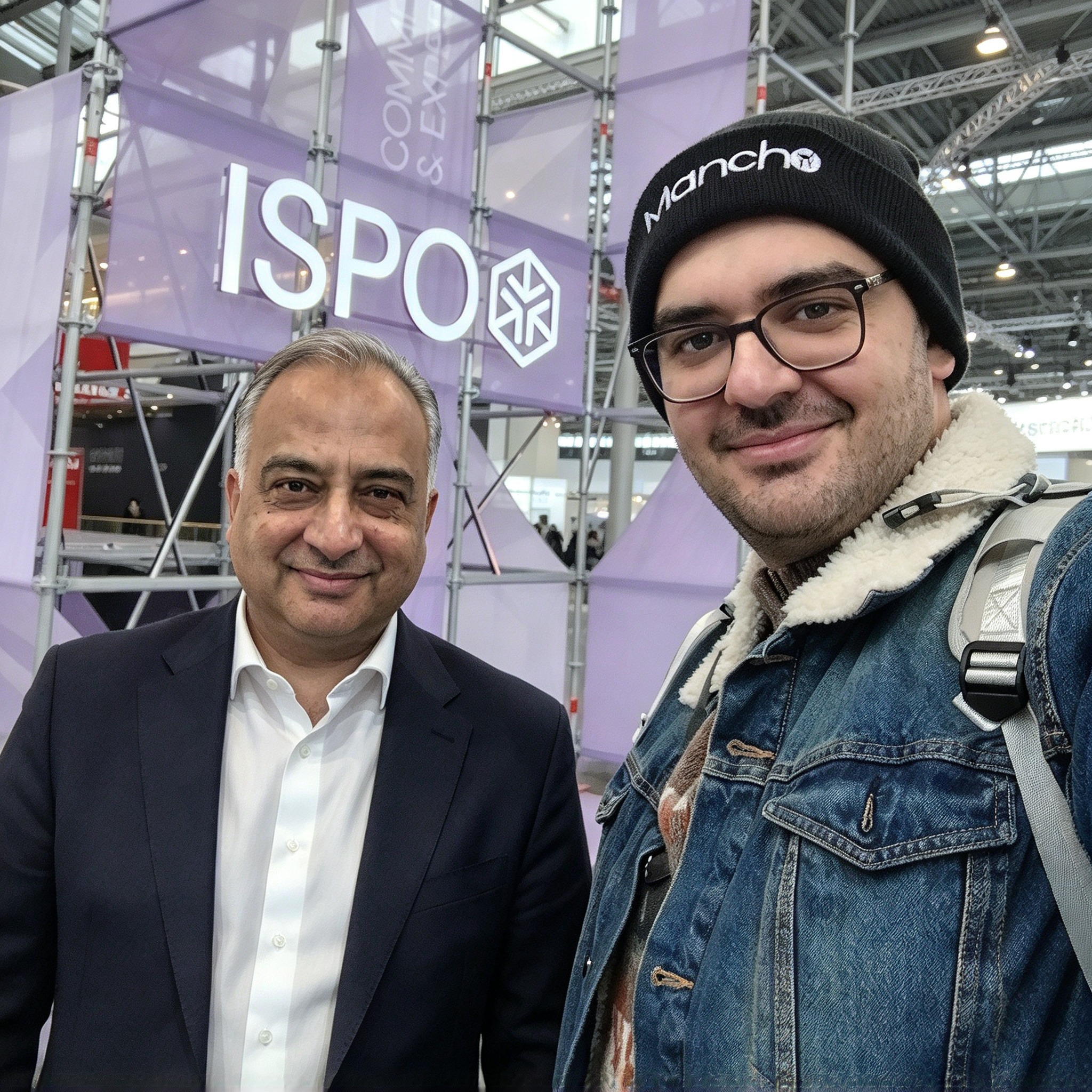 XCD team at the ISPO trade show